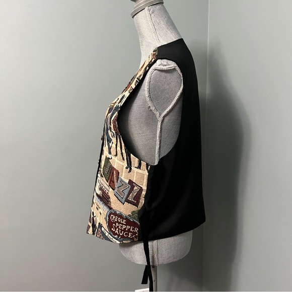 CHUGA CHUGA embroidered New Orleans jazz Vest  unisex size Large music - Picture 5 of 10